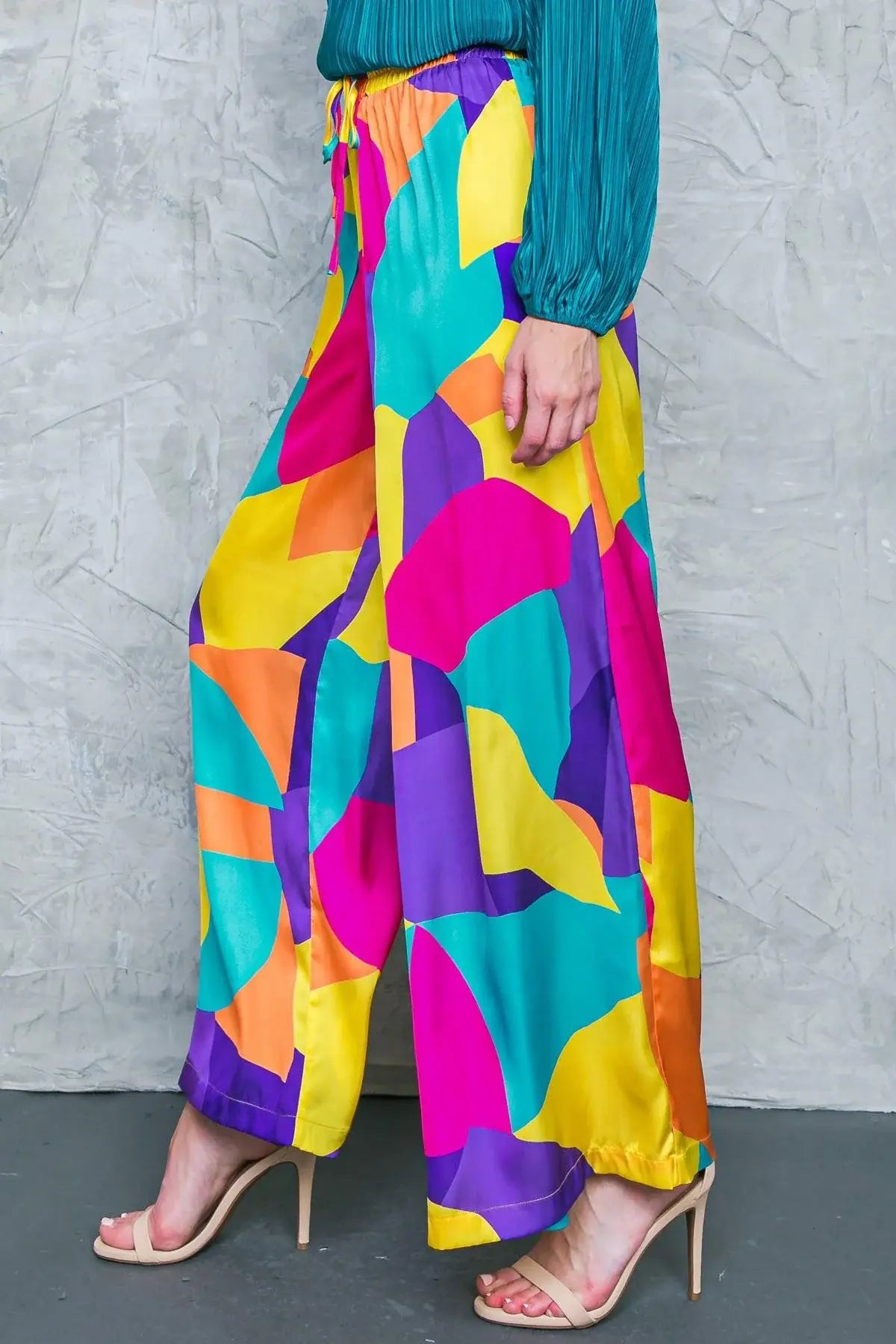 FOLLOW THE FLOW WOVEN PANTS - Flying Tomato - Flyclothing LLC