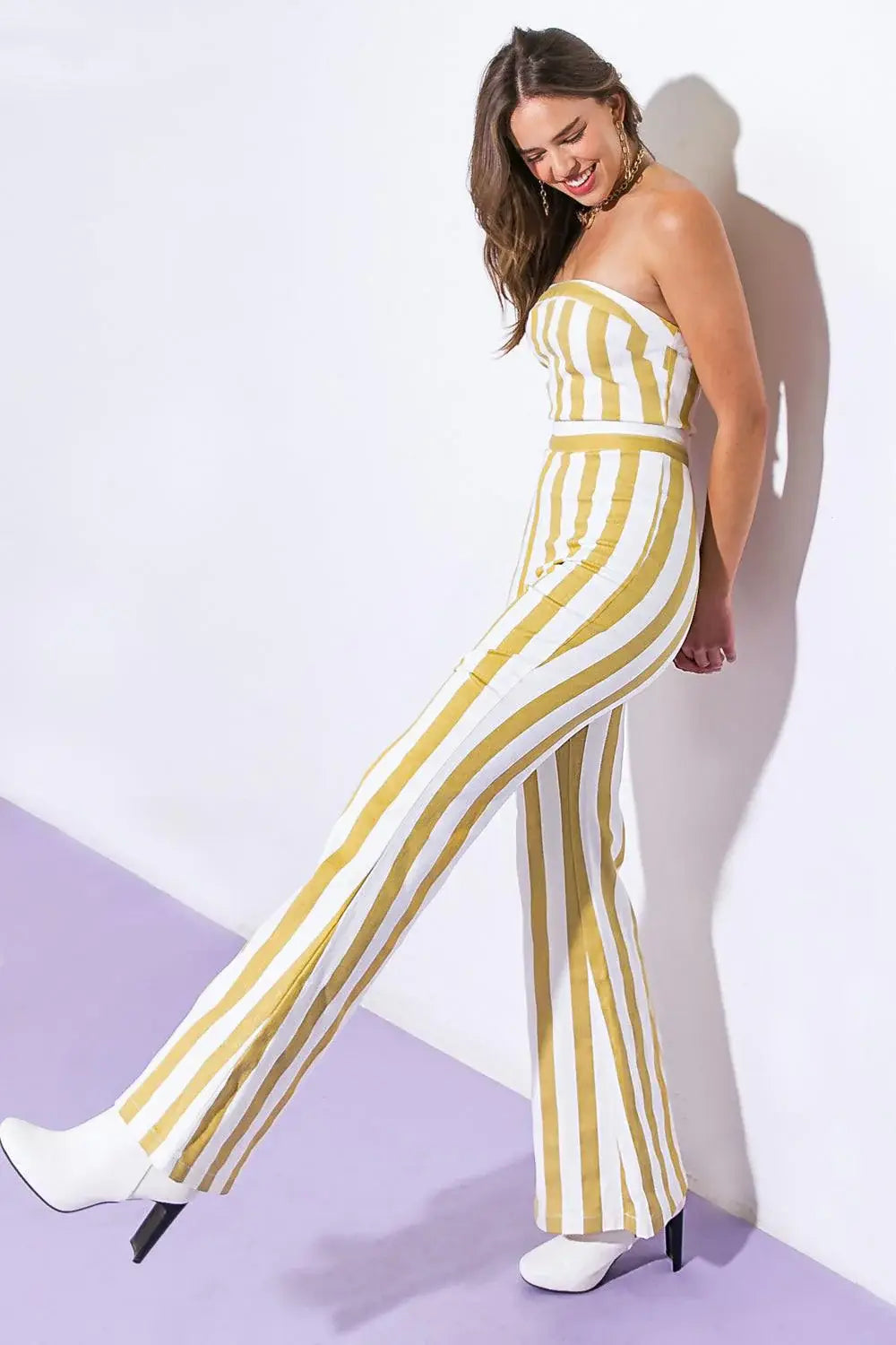 GRACEFUL APPEARANCE TWILL JUMPSUIT - Flying Tomato - Flyclothing LLC