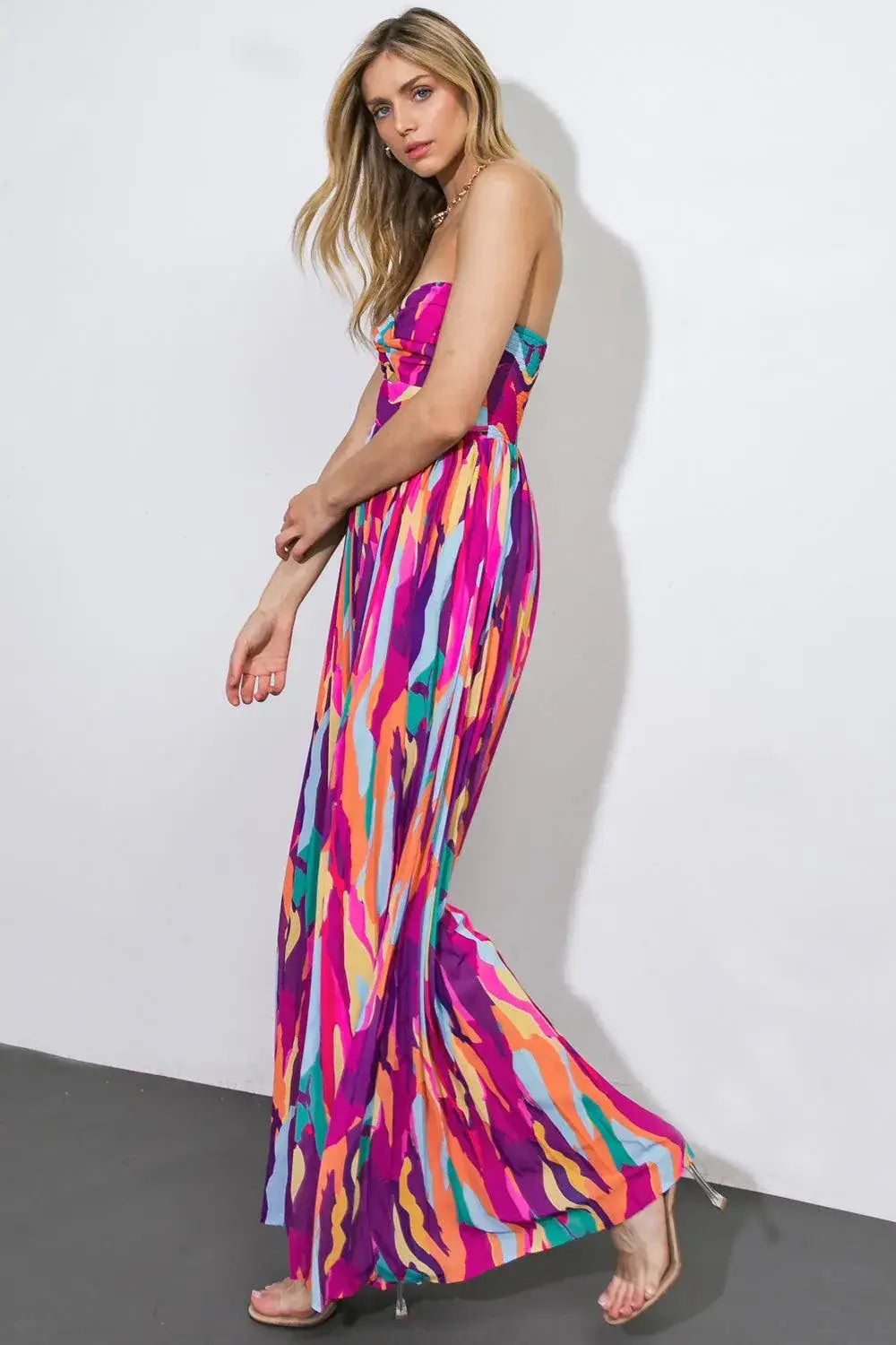 ONE THING AT A TIME WOVEN JUMPSUIT - Flying Tomato - Flyclothing LLC