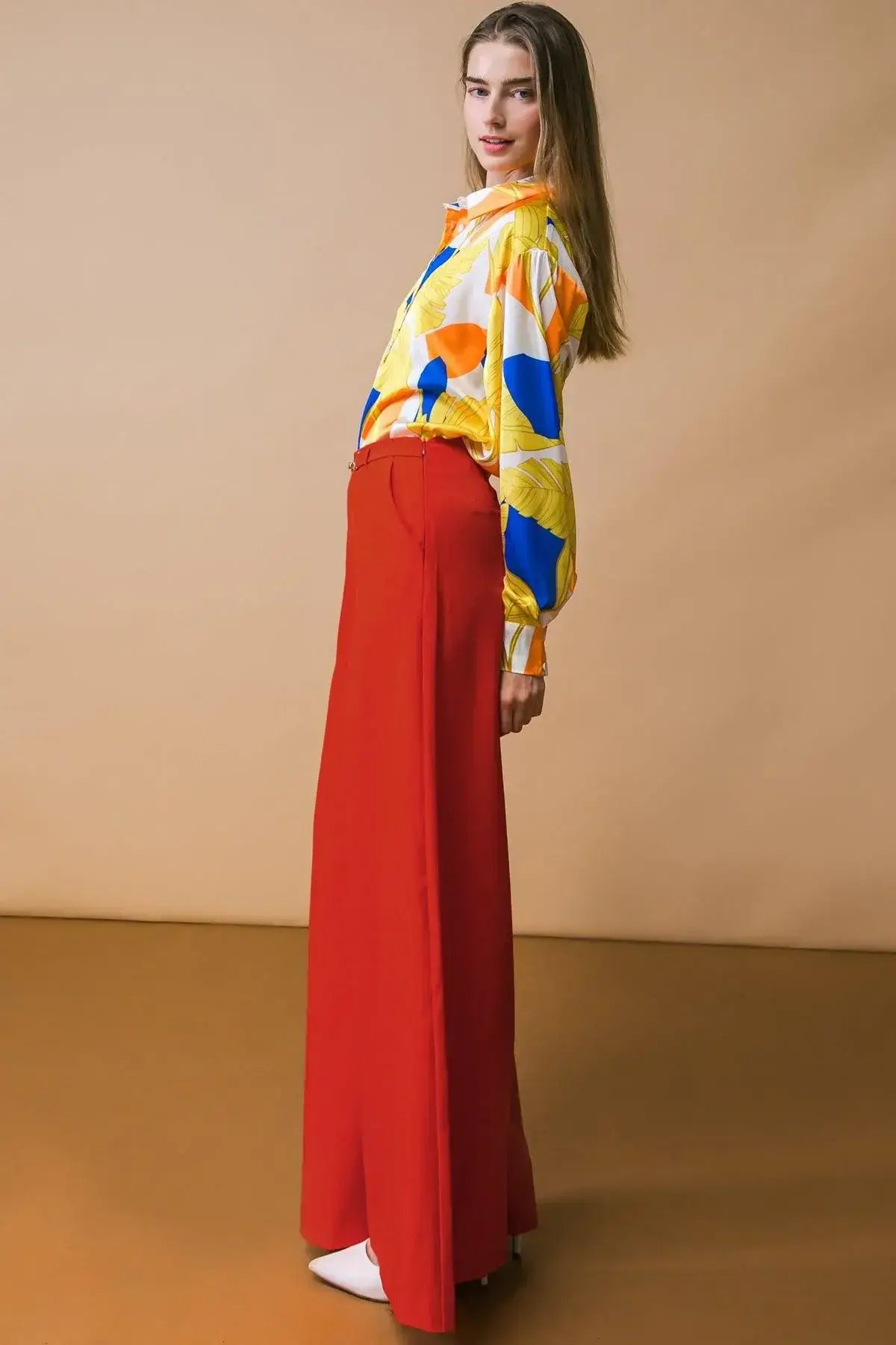 SWEET FEELINGS WOVEN PANTS - Flying Tomato - Flyclothing LLC