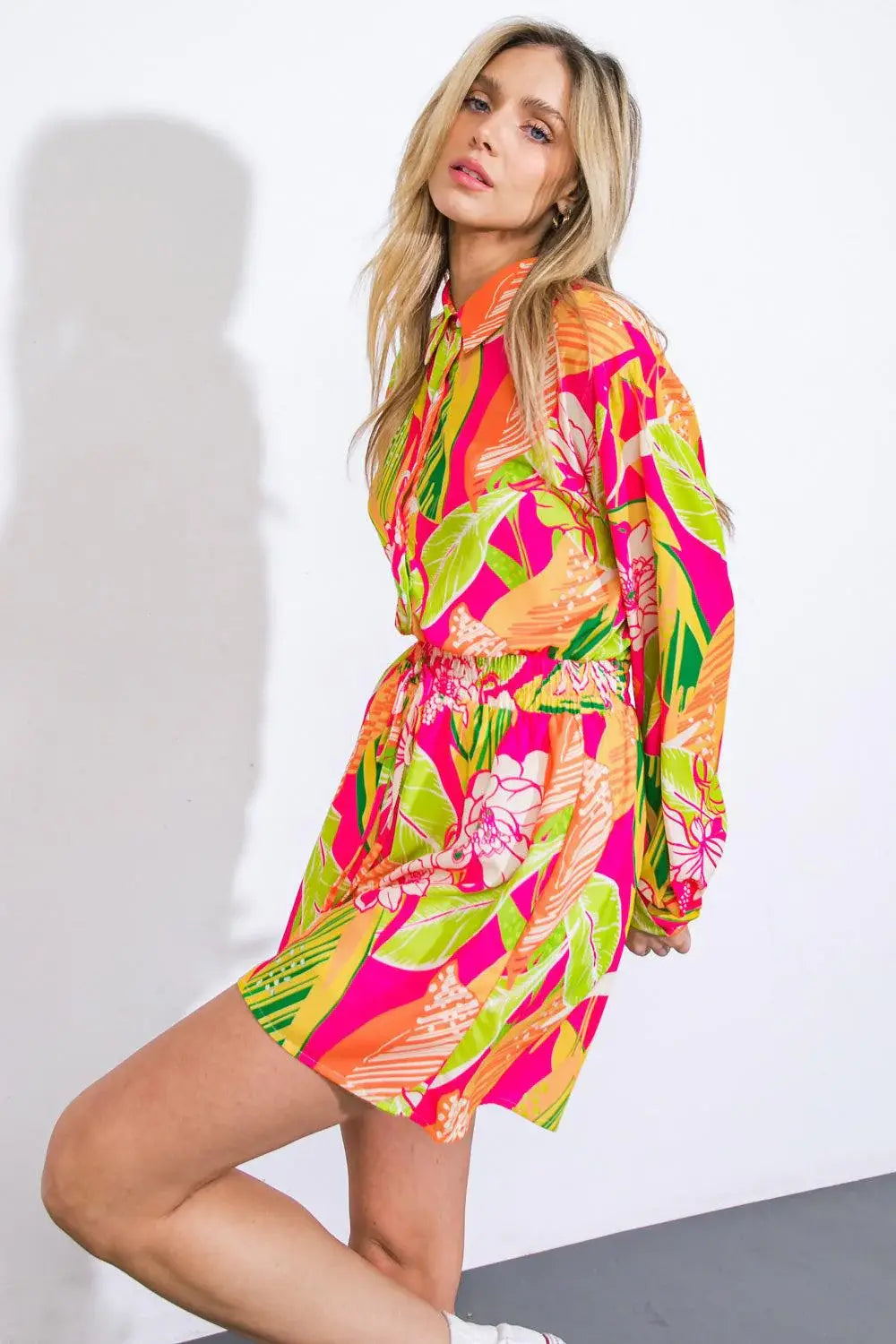 KEEPING YOU COMPANY WOVEN ROMPER - Flying Tomato - Flyclothing LLC