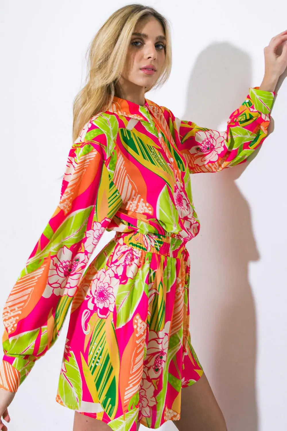 KEEPING YOU COMPANY WOVEN ROMPER - Flying Tomato - Flyclothing LLC