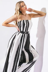 ANYWHERE WITH YOU WOVEN JUMPSUIT - Flying Tomato - Flyclothing LLC
