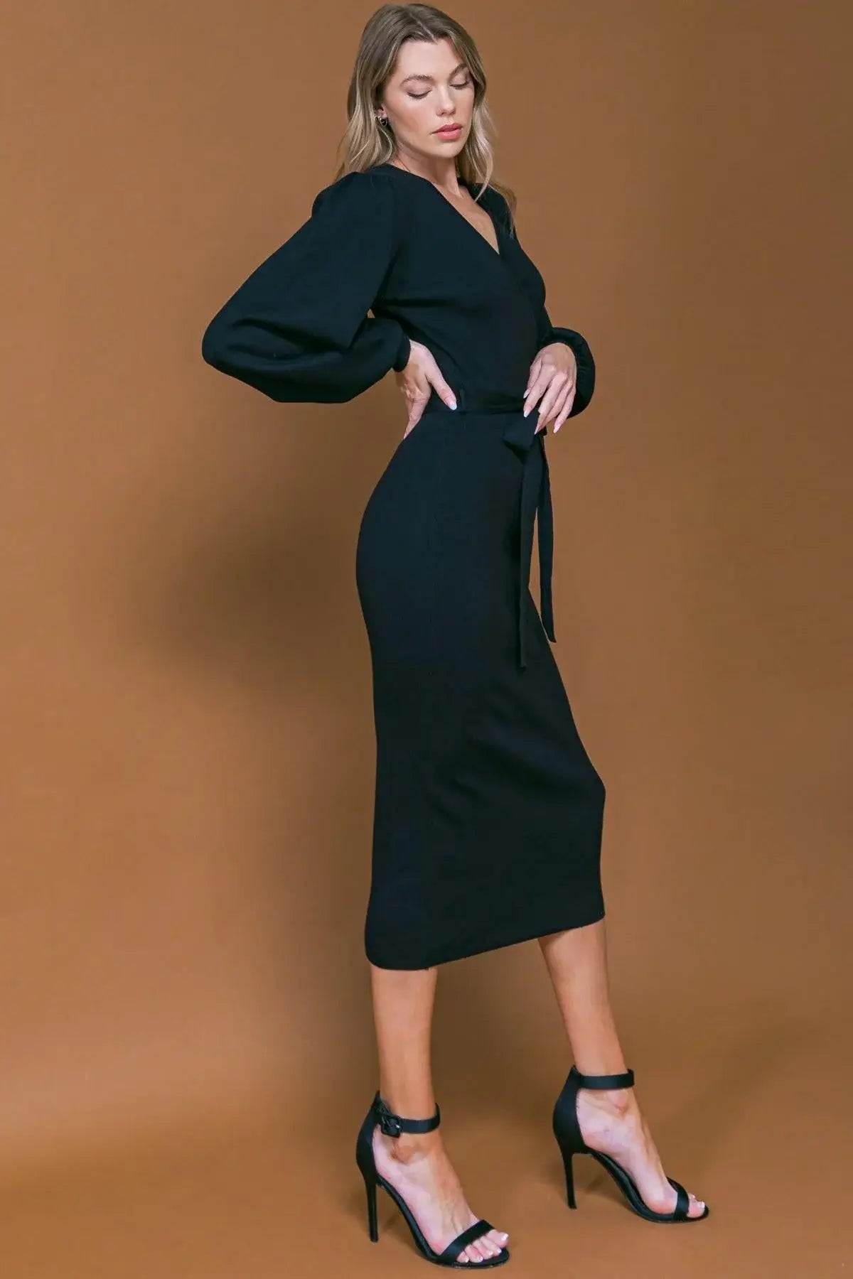 ADORABLE IDEAL SWEATER MIDI DRESS - Flying Tomato - Flyclothing LLC