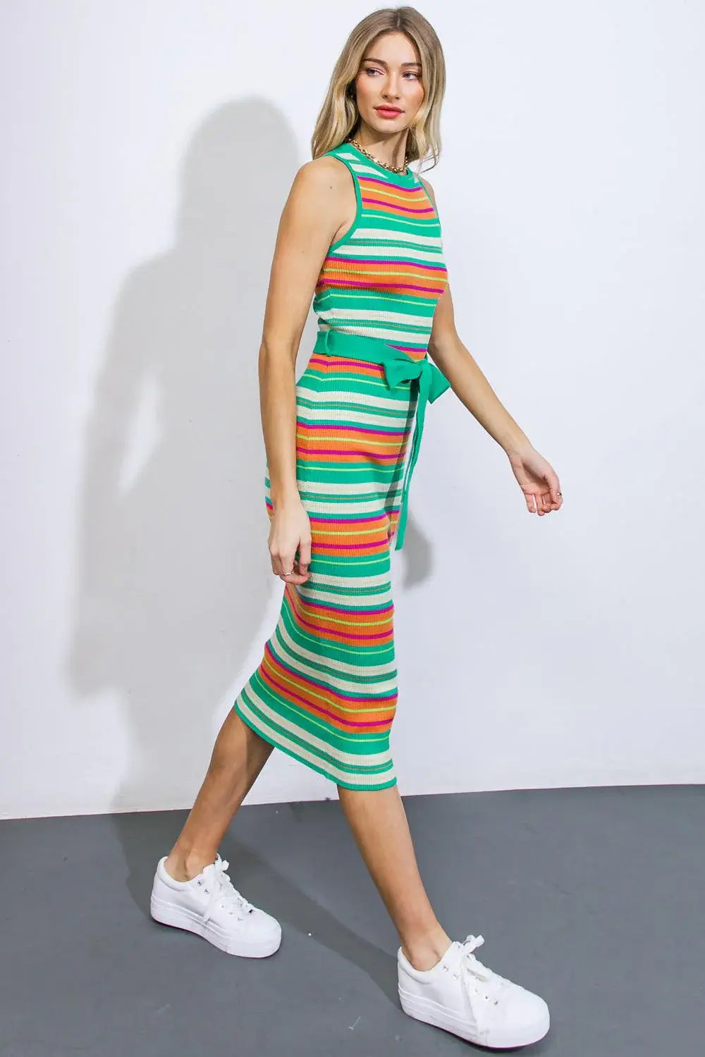 LET'S GO ABROAD SWEATER DRESS - Flying Tomato - Flyclothing LLC