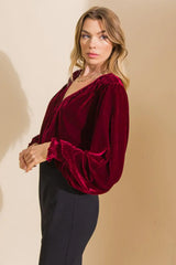 LIKE NO OTHER VELVET BODYSUIT - Flying Tomato - Flyclothing LLC