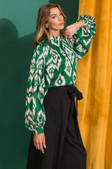 JUST WHAT YOU NEED WOVEN TOP - Flying Tomato - Flyclothing LLC