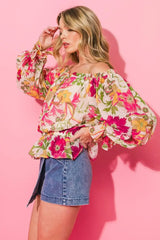 SWEETEST ESCAPE WOVEN TOP - Flying Tomato - Flyclothing LLC