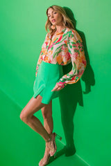 BORN TO SPARKLE WOVEN TOP - Flying Tomato - Flyclothing LLC