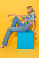 HONESTLY BREATHTAKING WOVEN TOP - Flying Tomato - Flyclothing LLC