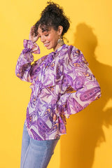 SWEETEST HELLO WOVEN TOP - Flying Tomato - Flyclothing LLC
