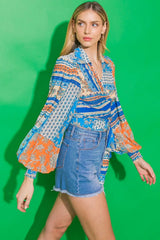 LOVELY FAME WOVEN TOP - Flying Tomato - Flyclothing LLC