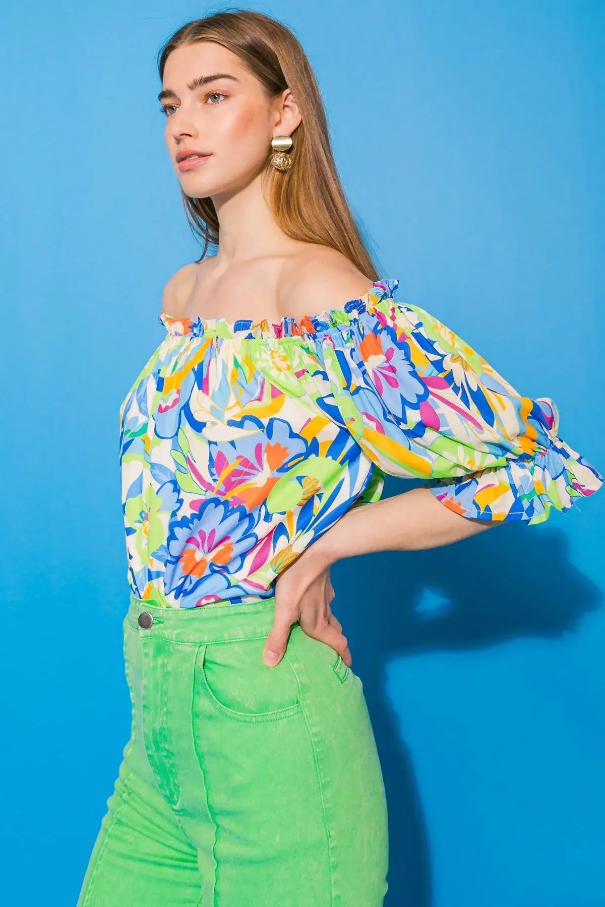 LAST PHOTOGRAPH WOVEN TOP - Flying Tomato - Flyclothing LLC