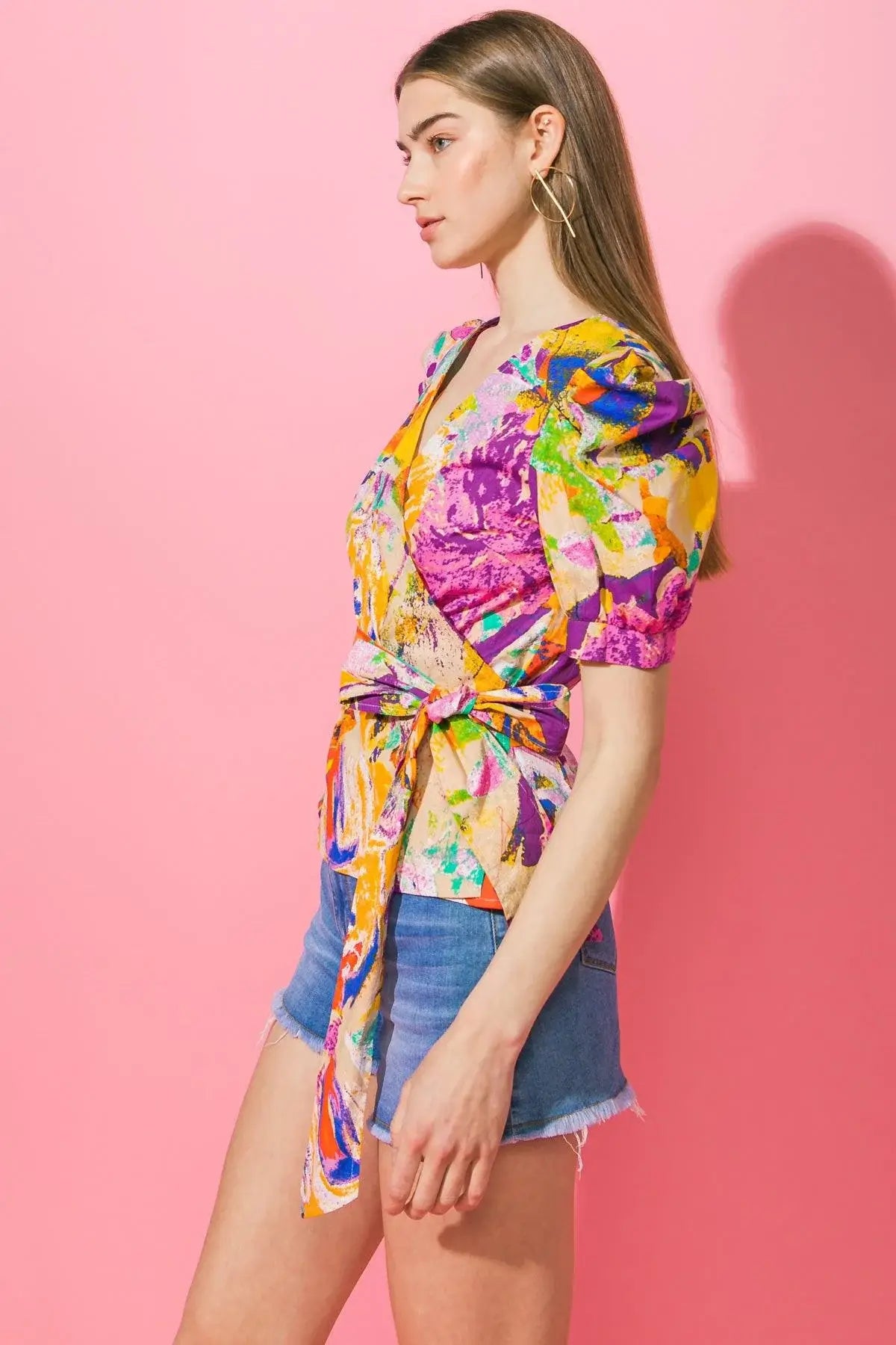 NOTHING TO LOSE POPLIN TOP - Flying Tomato - Flyclothing LLC