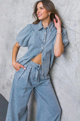 BE MY BABY ACID WASHED TOP - Flying Tomato - Flyclothing LLC