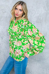 STUCK ON AN ISLAND WOVEN TOP - Flying Tomato - Flyclothing LLC