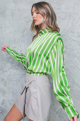 NOTHING TO REGRET SATIN WOVEN TOP - Flying Tomato - Flyclothing LLC