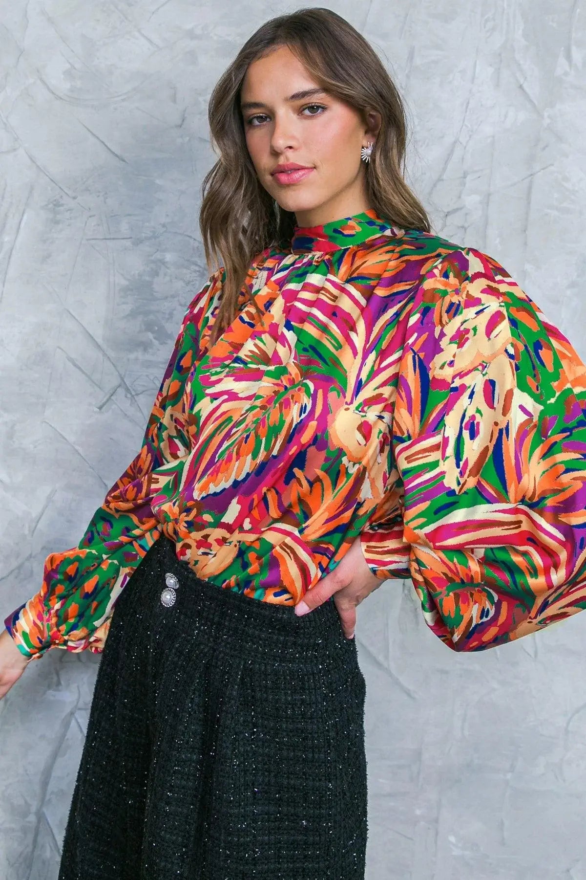 ADORING DEVOTION WOVEN TOP - Flying Tomato - Flyclothing LLC