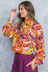 FAMOUS BEHAVIOR WOVEN TOP - Flying Tomato - Flyclothing LLC