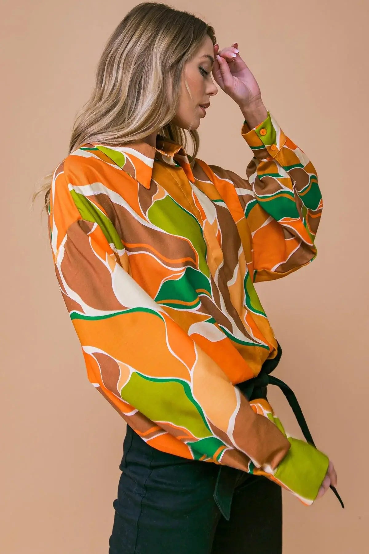 SWEETEST ENTRANCE WOVEN TOP - Flying Tomato - Flyclothing LLC