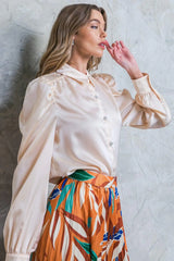 ALL MINE RUSTY WOVEN TOP - Flying Tomato - Flyclothing LLC