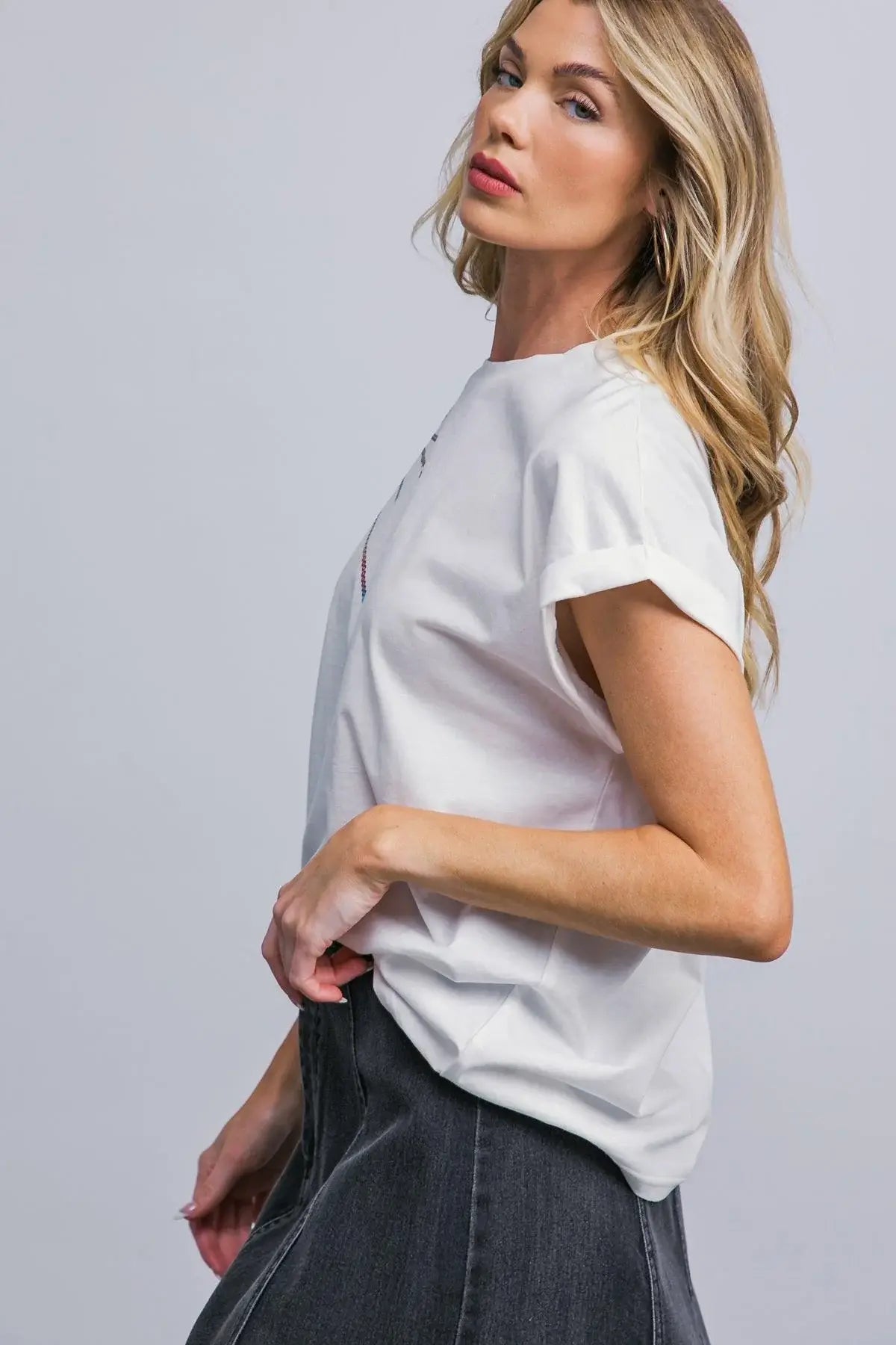 TALK ABOUT BEAUTY KNIT TOP - Flying Tomato - Flyclothing LLC