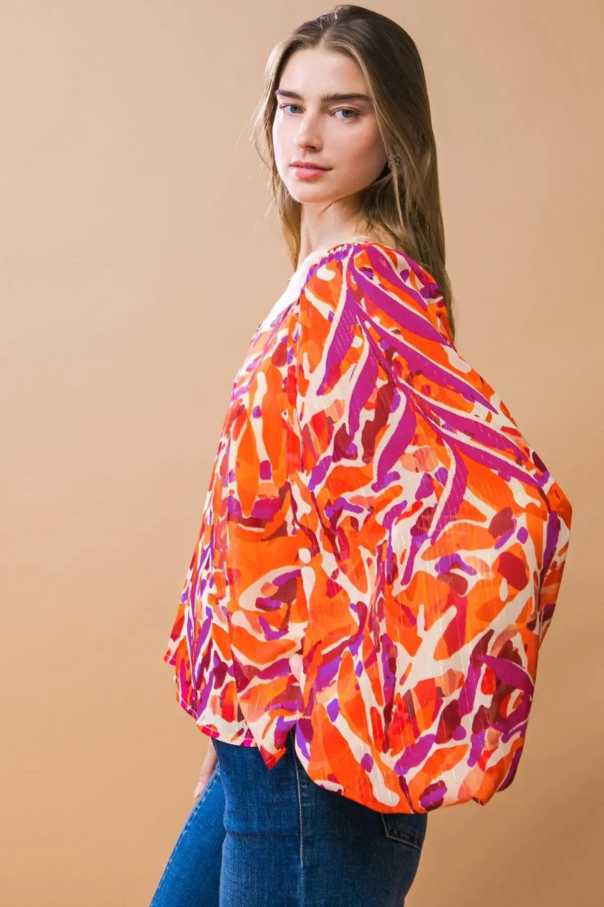DESIRABLE STYLE WOVEN TOP - Flying Tomato - Flyclothing LLC