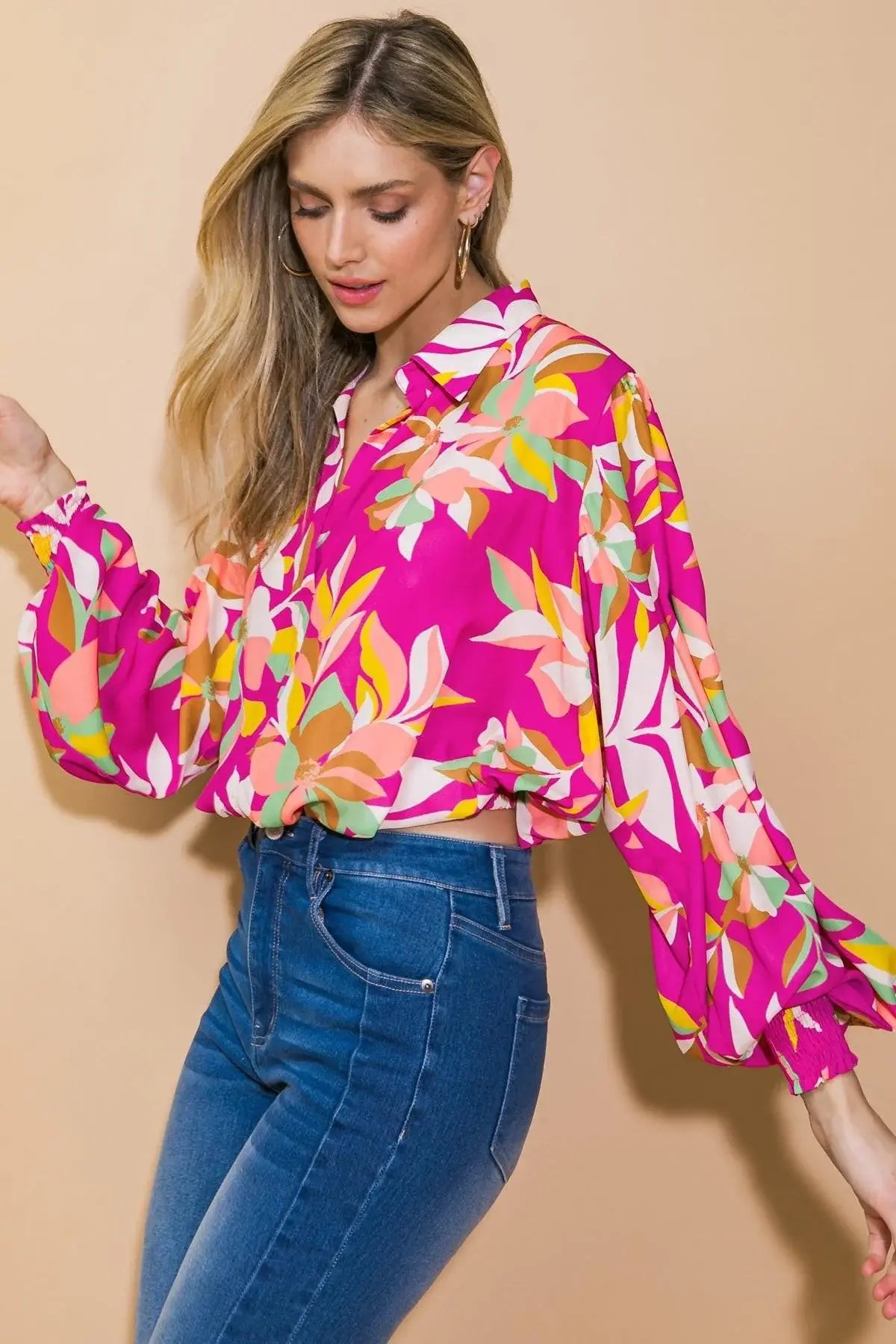 A CHILL MOMENT WOVEN TOP - Flying Tomato - Flyclothing LLC