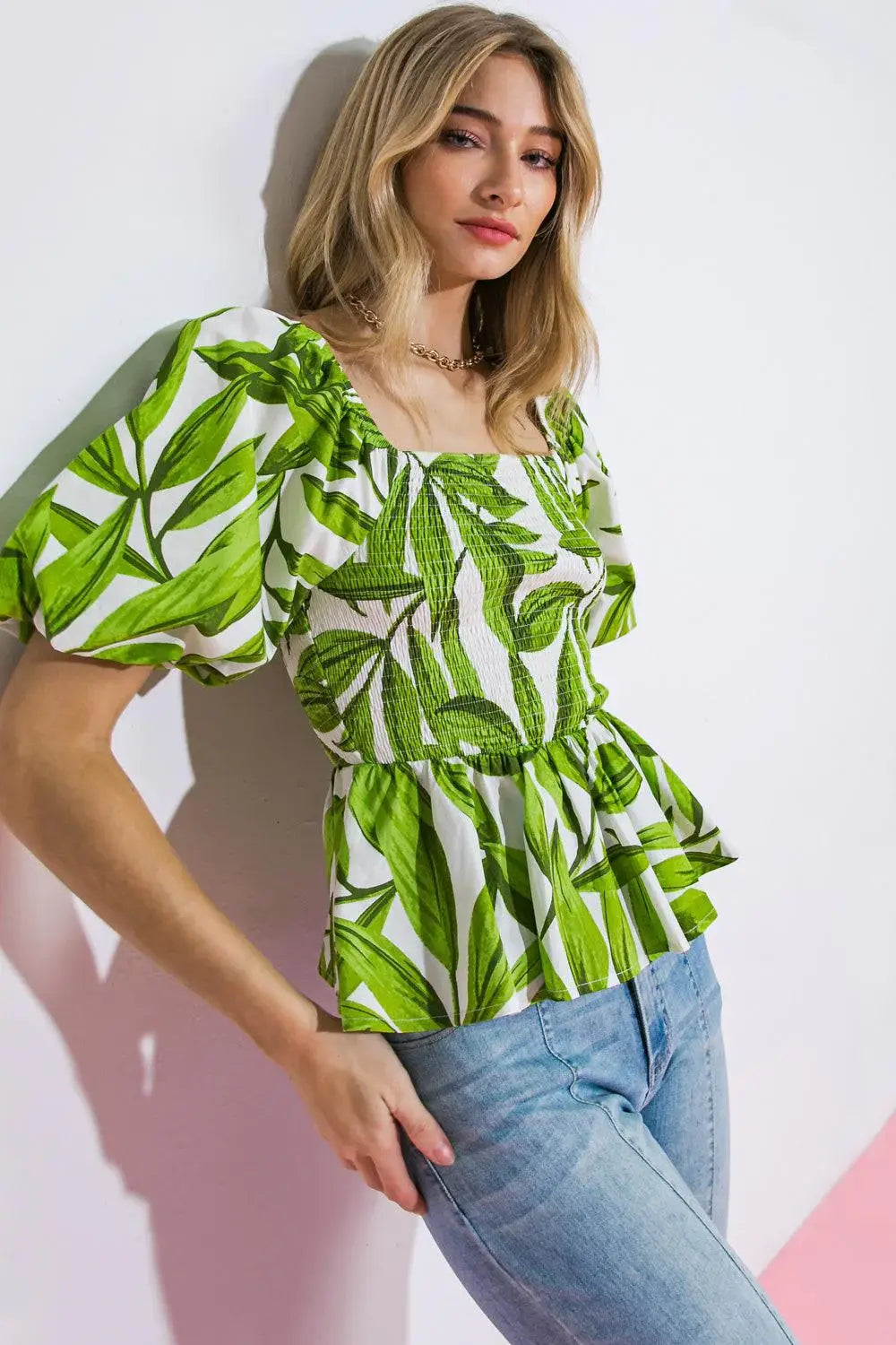 THE BEST PART WOVEN TOP - Flying Tomato - Flyclothing LLC