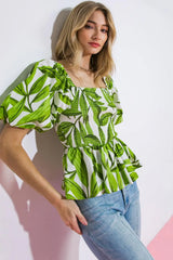 THE BEST PART WOVEN TOP - Flying Tomato - Flyclothing LLC