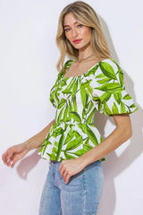 THE BEST PART WOVEN TOP - Flying Tomato - Flyclothing LLC