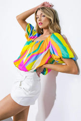 BEAUTIFUL MELODY WOVEN TOP - Flying Tomato - Flyclothing LLC