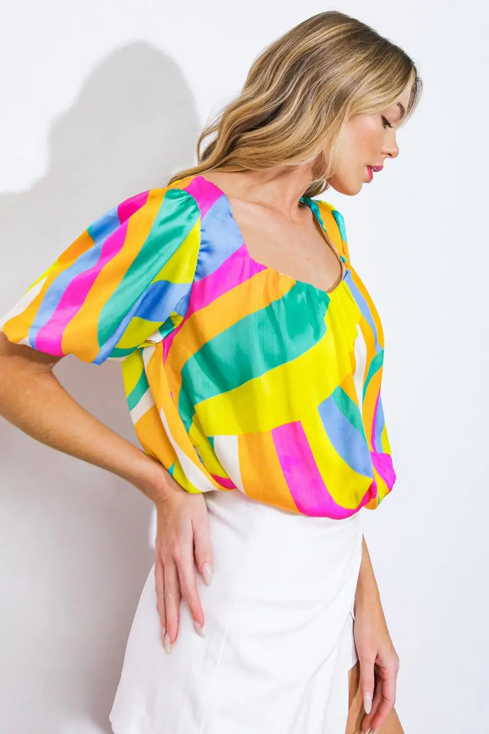 BEAUTIFUL MELODY WOVEN TOP - Flying Tomato - Flyclothing LLC