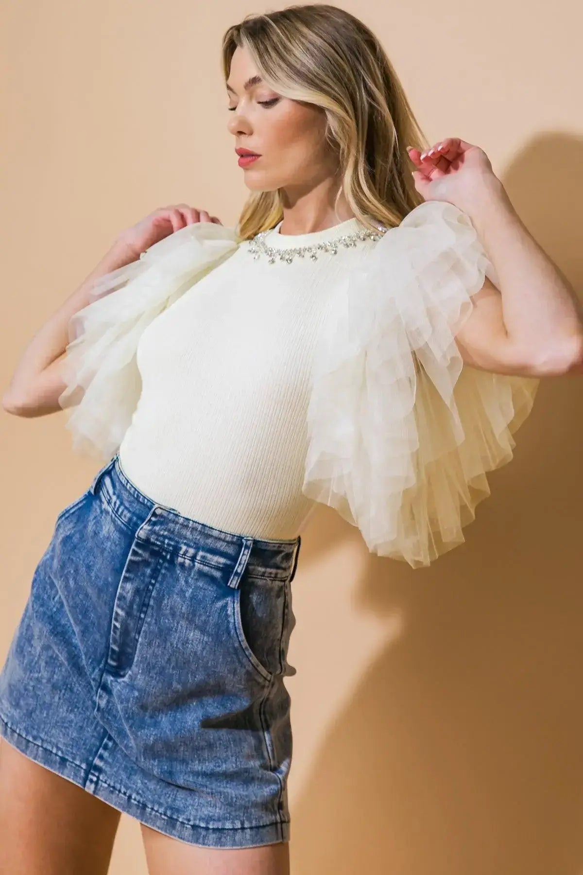 SO UNBOTHERED KNIT BODYSUIT - Flying Tomato - Flyclothing LLC