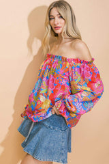 JUST WHAT I NEEDED WOVEN TOP - Flying Tomato - Flyclothing LLC