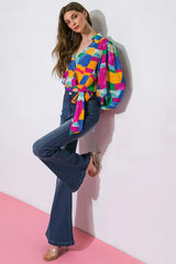 LOVELY STATEMENT WOVEN TOP - Flying Tomato - Flyclothing LLC