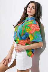 ONE STEP AT A TIME WOVEN TOP - Flying Tomato - Flyclothing LLC