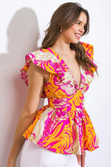 NEED A LITTLE MORE WOVEN TOP - Flying Tomato - Flyclothing LLC