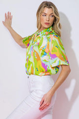 UP FOR ANYTHING WOVEN TOP - Flying Tomato - Flyclothing LLC