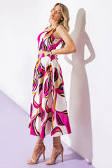COCKTAIL CLUB WOVEN TWILL TOP AND SKIRT - Flying Tomato - Flyclothing LLC