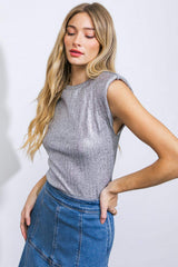 STYLE FILE RIBBED KNIT TOP - Flying Tomato - Flyclothing LLC