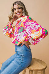 ESTEEMED MOMENT WOVEN TOP - Flying Tomato - Flyclothing LLC