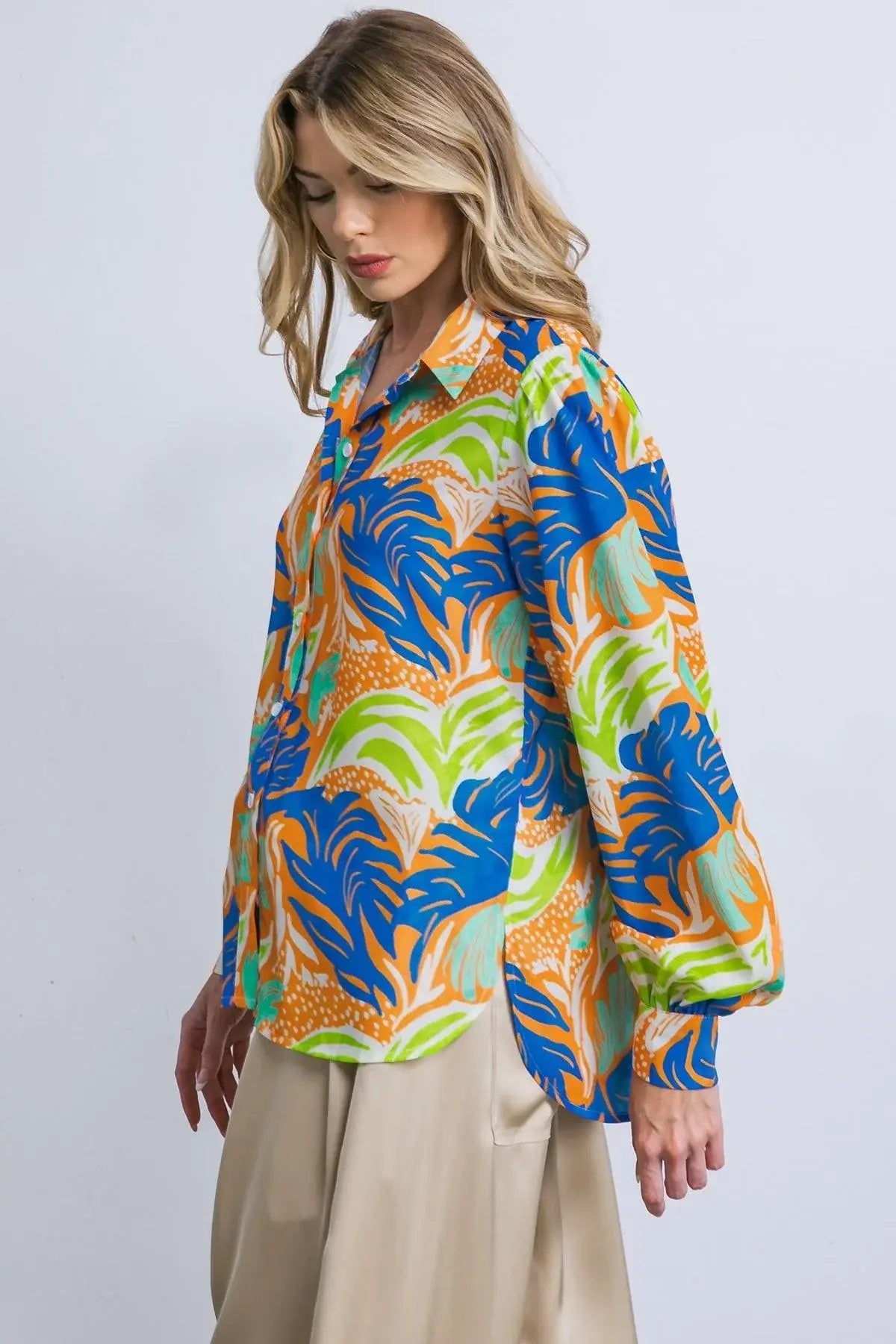 ESTEEMED MOMENT WOVEN TOP - Flying Tomato - Flyclothing LLC