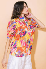 I CROSS MY HEART WOVEN TOP - Flying Tomato - Flyclothing LLC