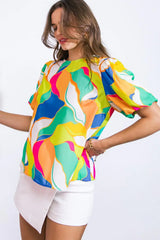 COASTAL VIBES WOVEN TOP - Flying Tomato - Flyclothing LLC