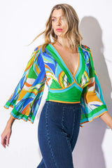 WE BELONG TOGETHER WOVEN CROP TOP - Flying Tomato - Flyclothing LLC
