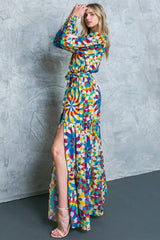 EVERYTHING I LOVE WOVEN MAXI DRESS - Flying Tomato - Flyclothing LLC