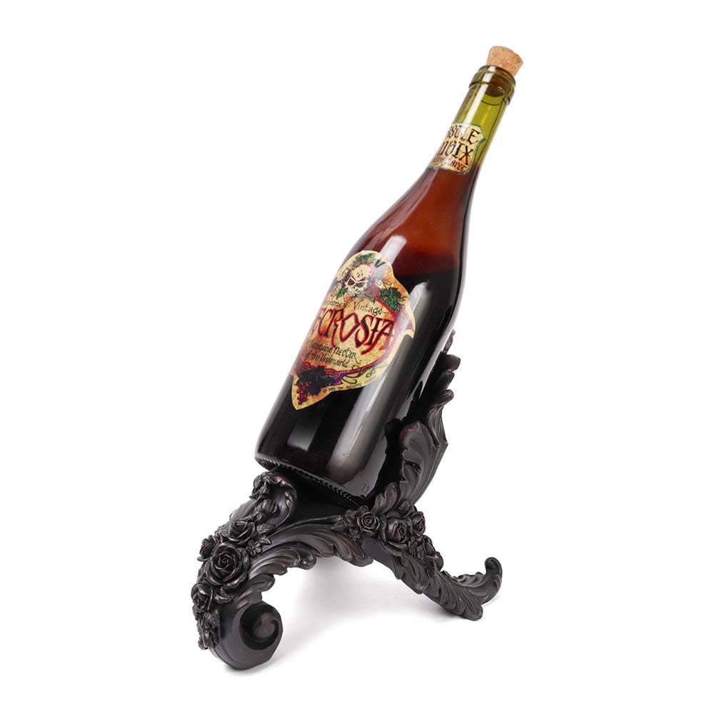 Antique Rose Wine Holder - Black - Alchemy of England - Flyclothing LLC