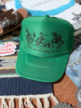 Saddle Up And Enjoy The Ride Trucker Hat - Wild Junkie - Flyclothing LLC