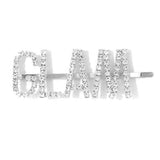 Saige Crystal Pave "GLAM" Rhinestone Hair Pin Bobby Pin - Madeline Love - Flyclothing LLC